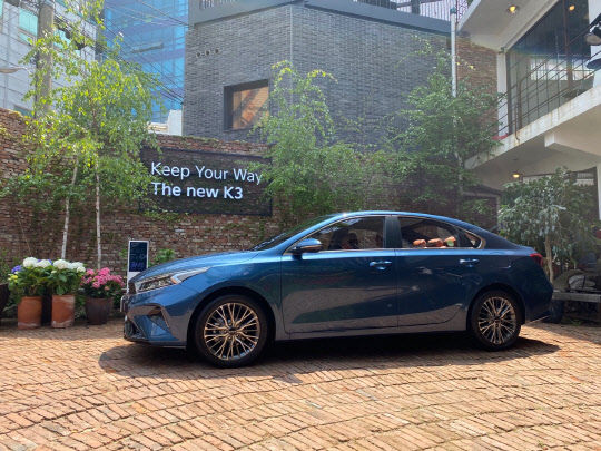 기아 더 뉴 K3.<장우진 기자>